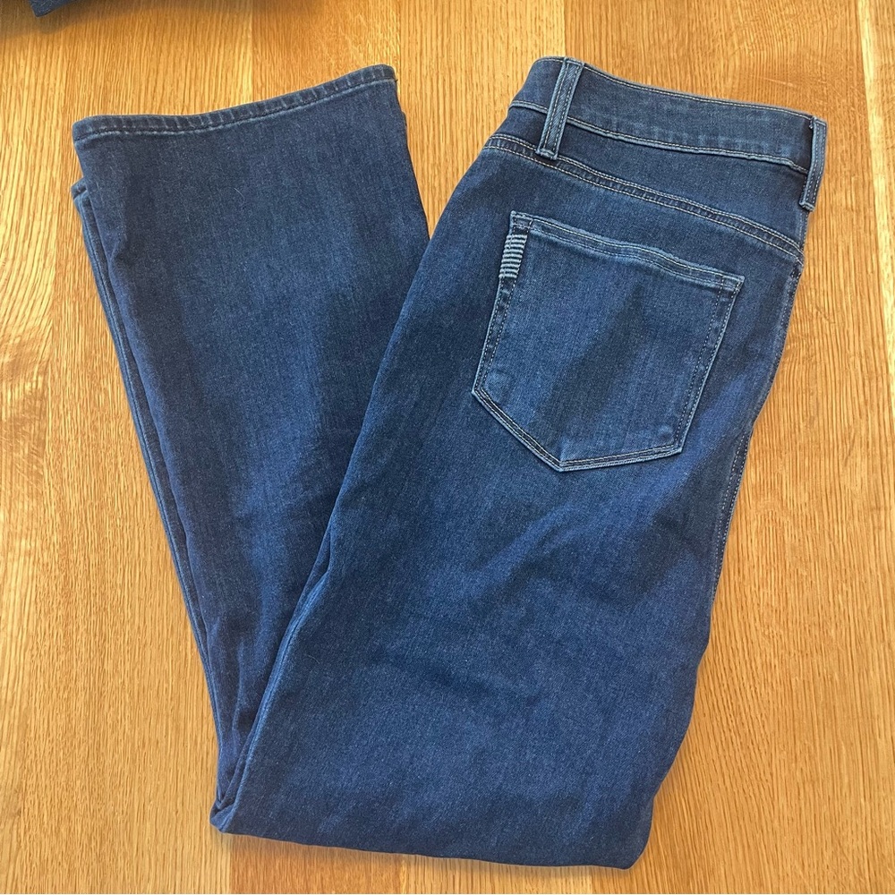 PAIGE High Rise Ankle Claudine Flare Jeans PETITE 31